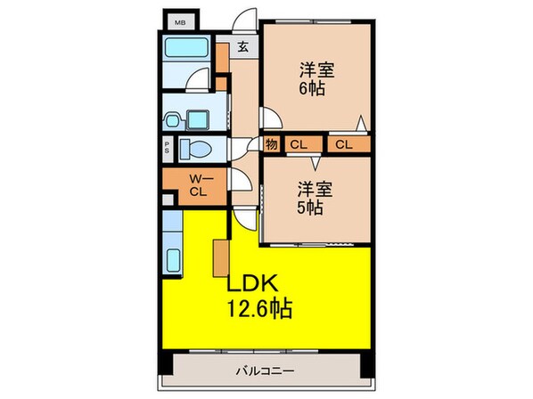 Ｋ　ＦＬＡＴの物件間取画像